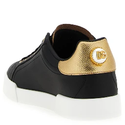 Black Calfskin Sneakers