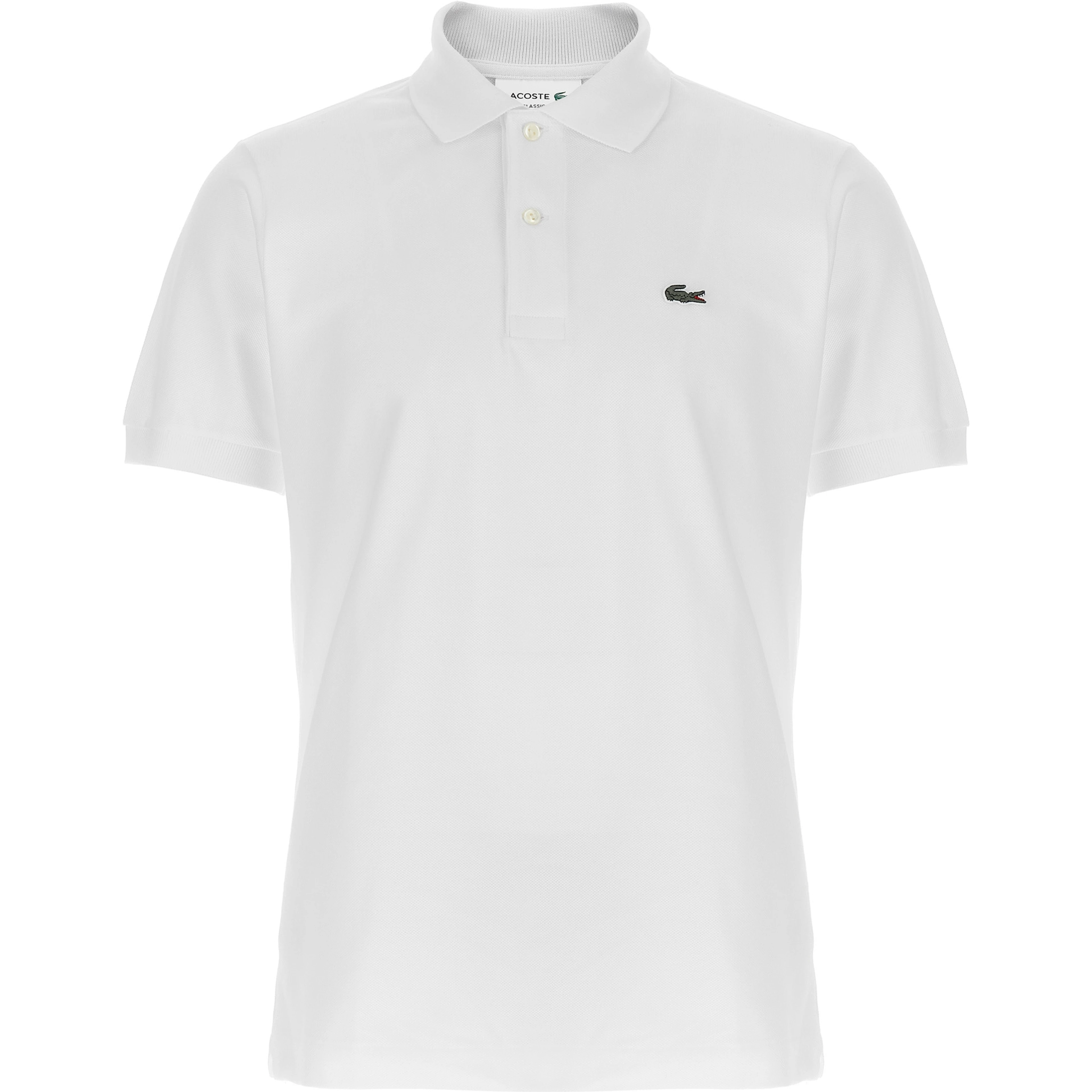 White Cotton Polo Shirt