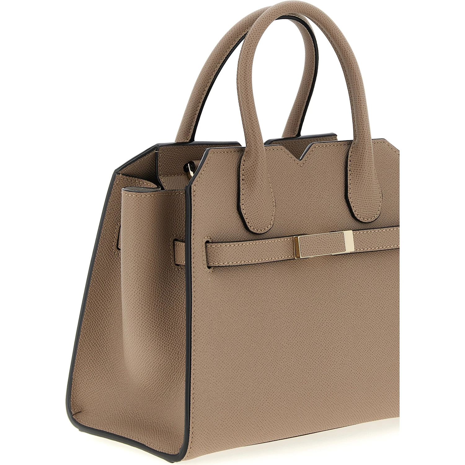 Beige Calfskin Handbag