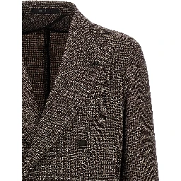 Brown Virgin Wool Blazer