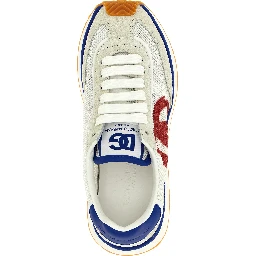 Multicolor Polyester Athletic Sneakers