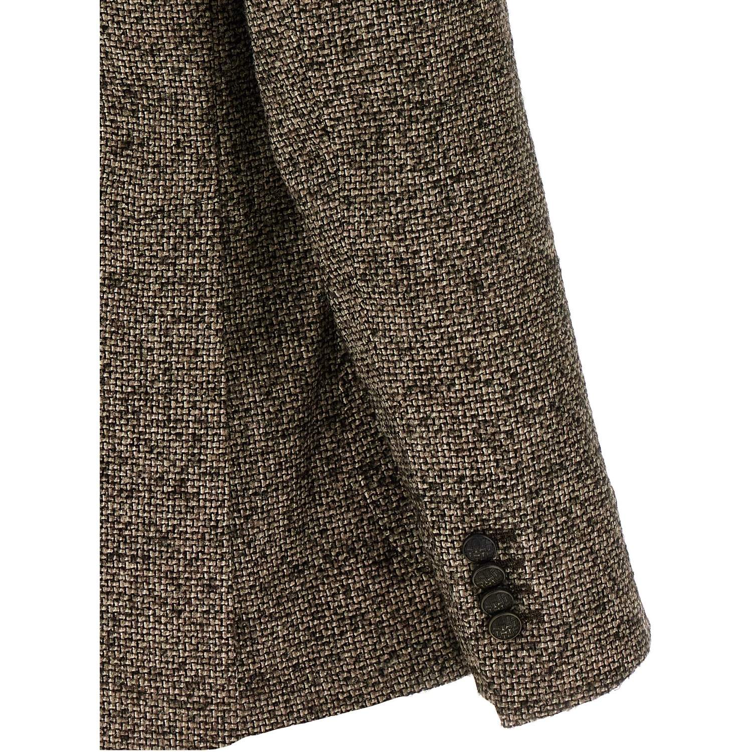 Brown Virgin Wool Blazer