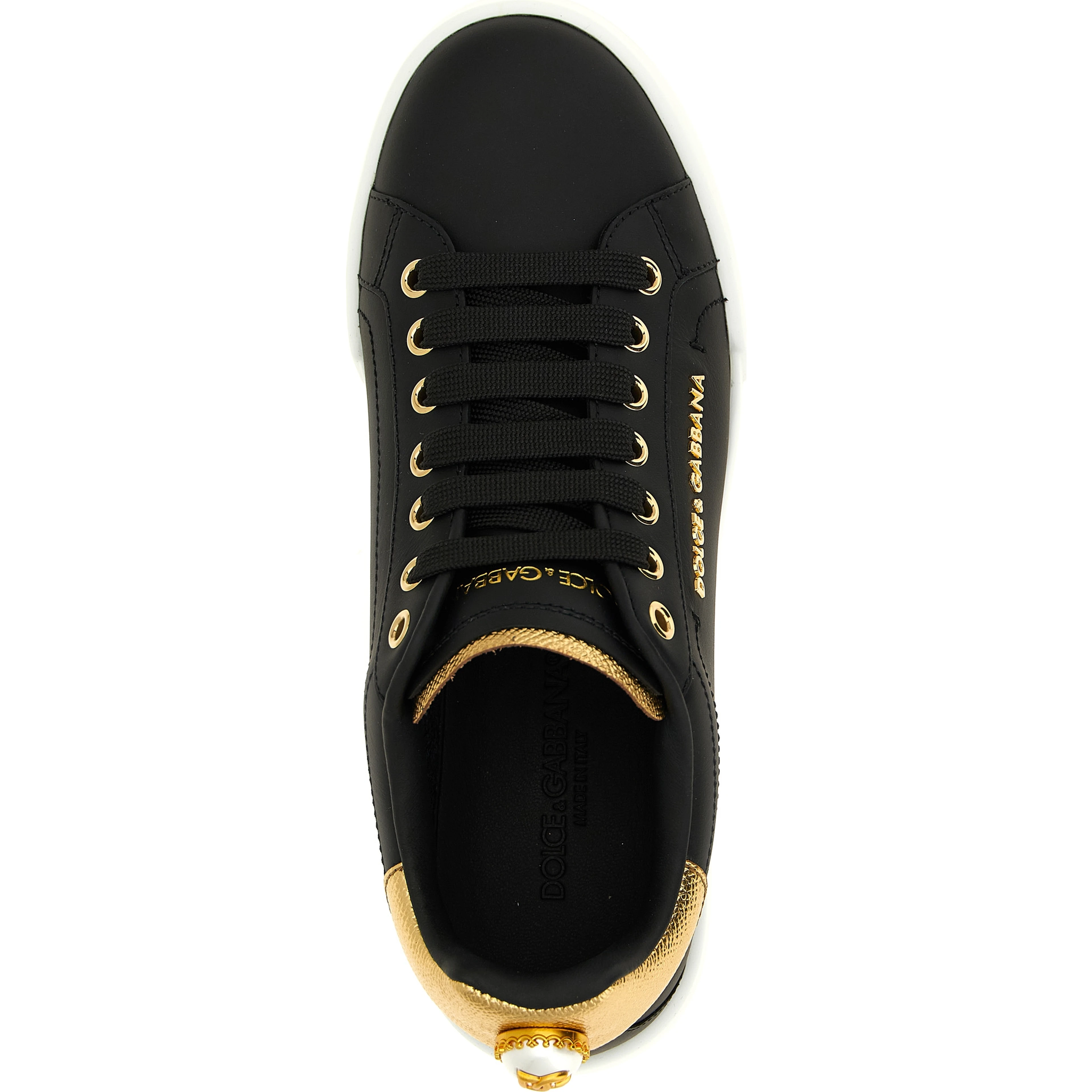 Black Calfskin Sneakers