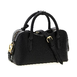 Black Polyamide Crossbody Bag
