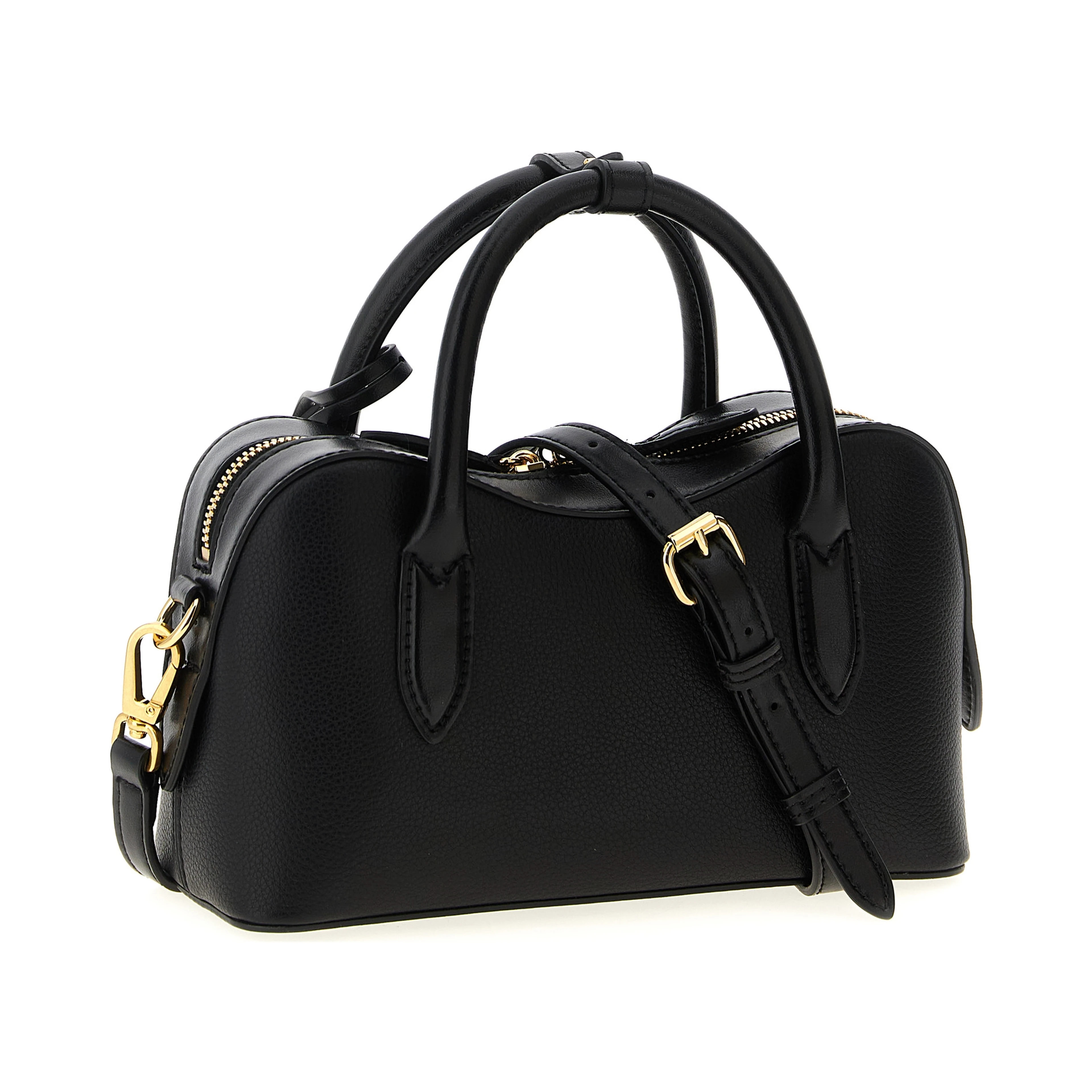 Black Polyamide Crossbody Bag