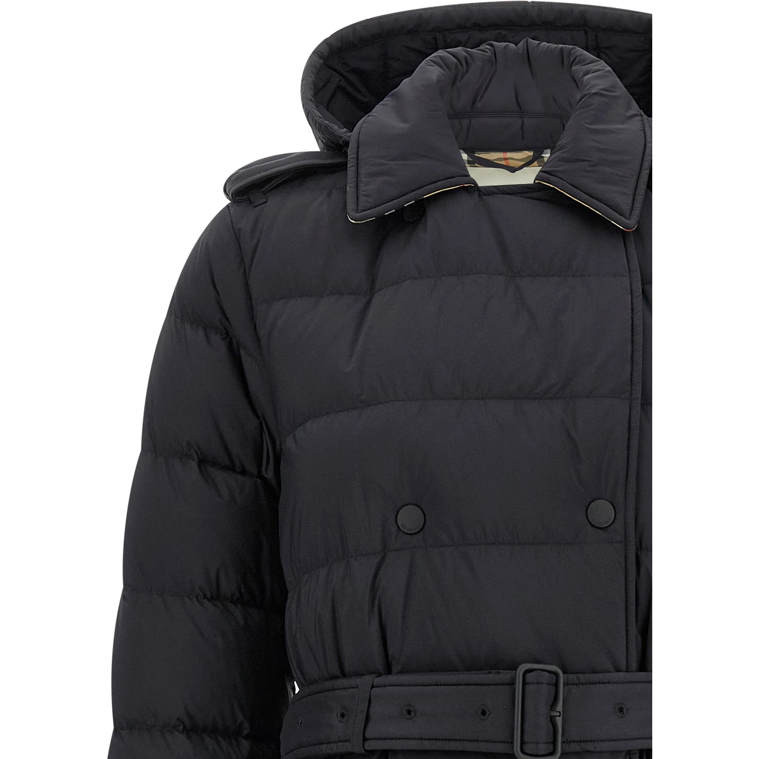 Black Polyamide Coat