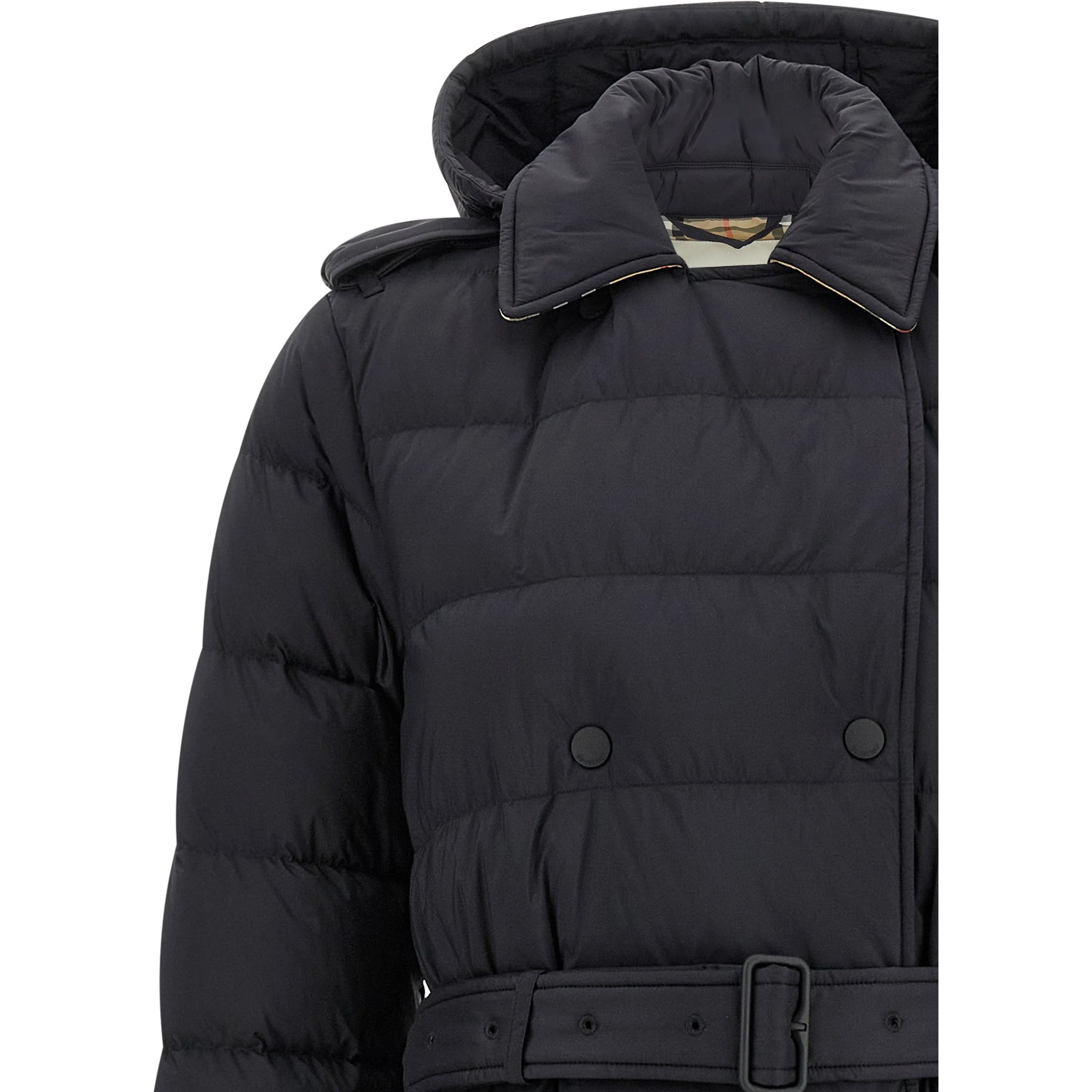 Black Polyamide Coat
