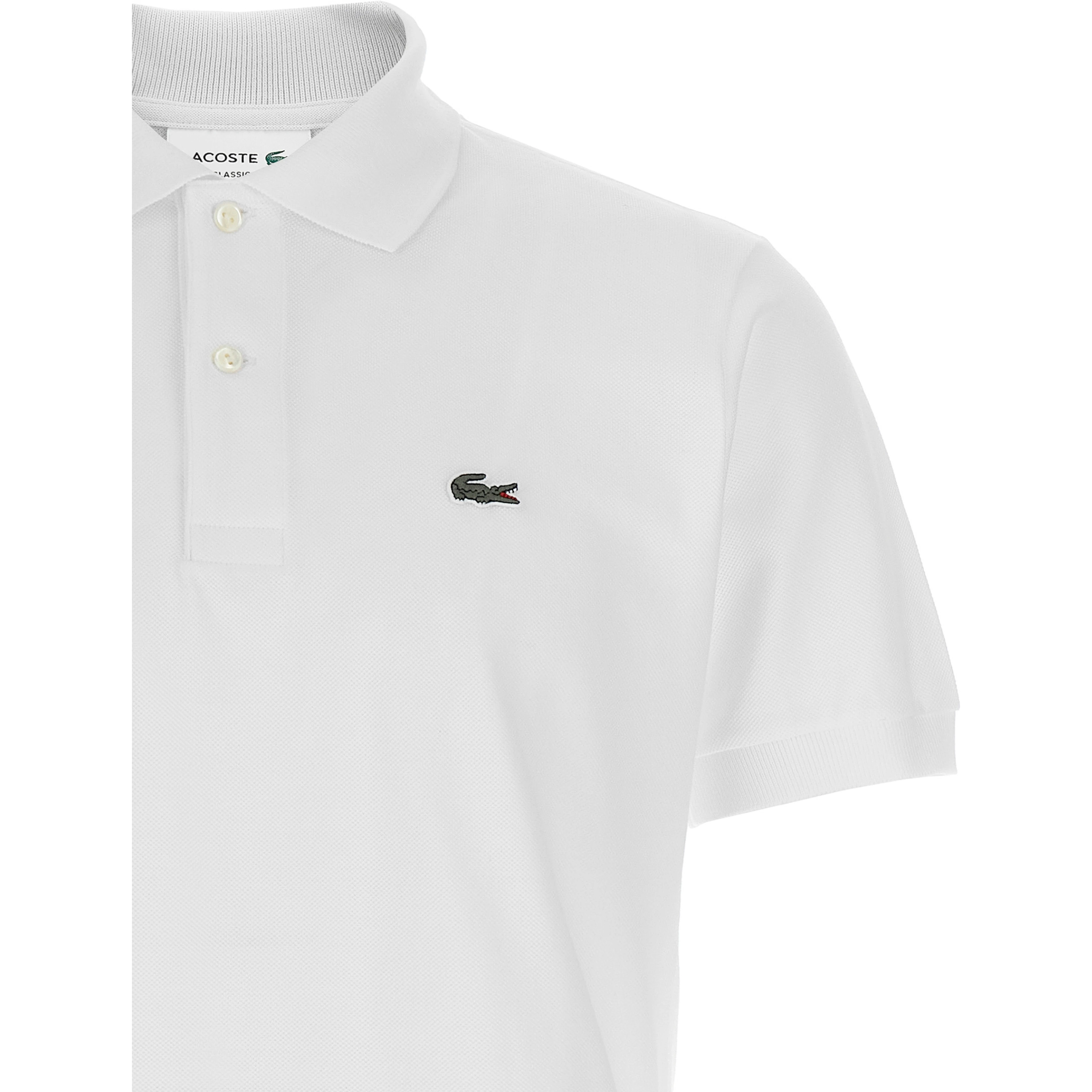 White Cotton Polo Shirt