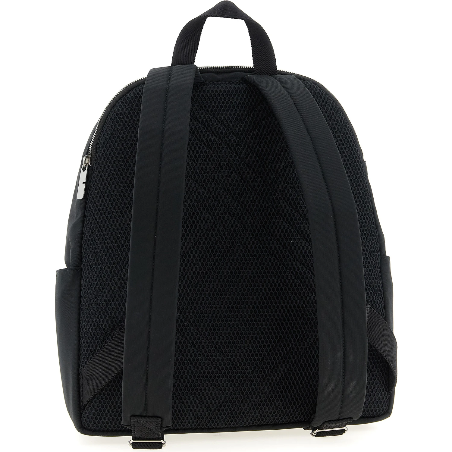 Black Polyester Backpack