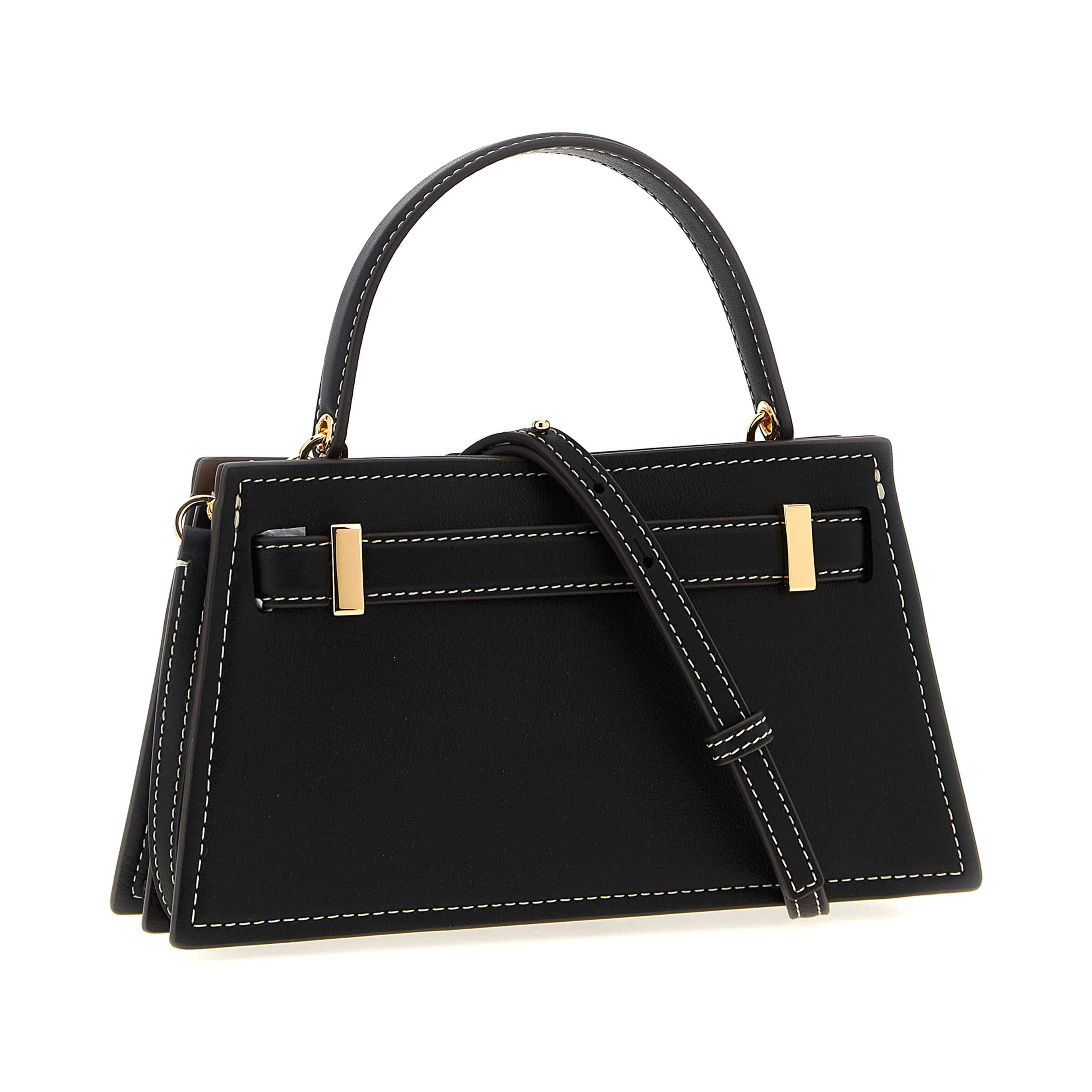 Black Cowhide Handbag