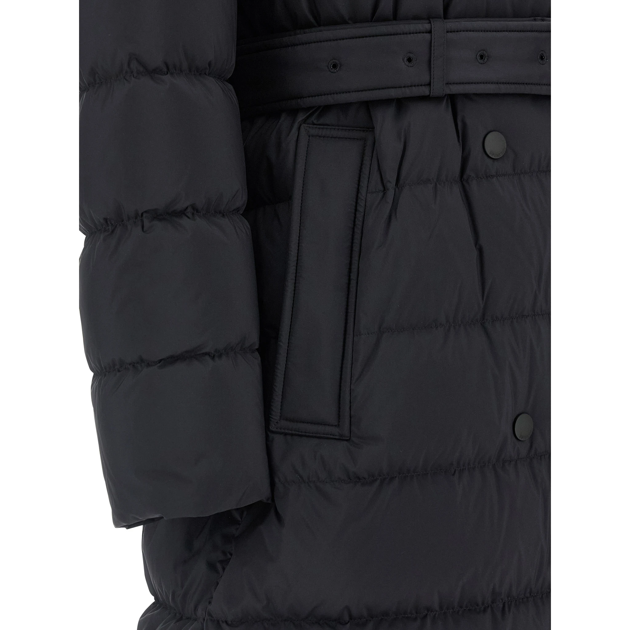 Black Polyamide Coat