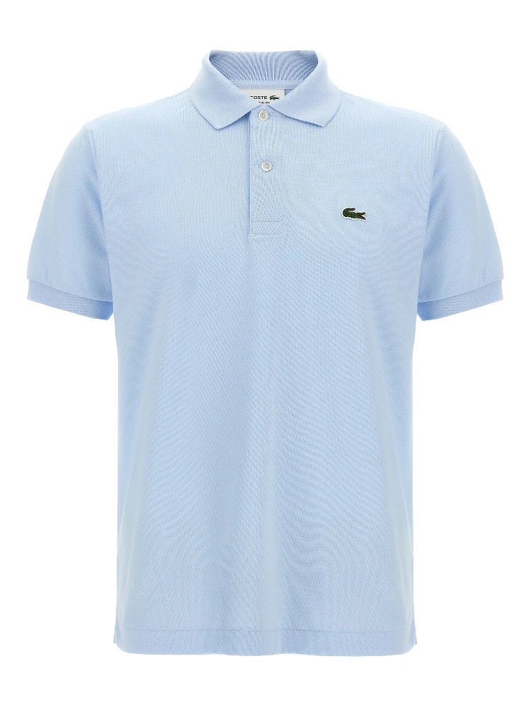 Blue Cotton Polo Shirt