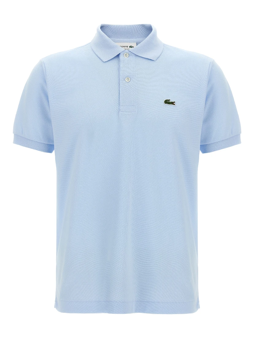 Blue Cotton Polo Shirt