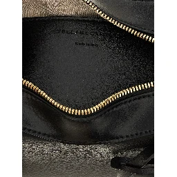 Black Polyamide Crossbody Bag