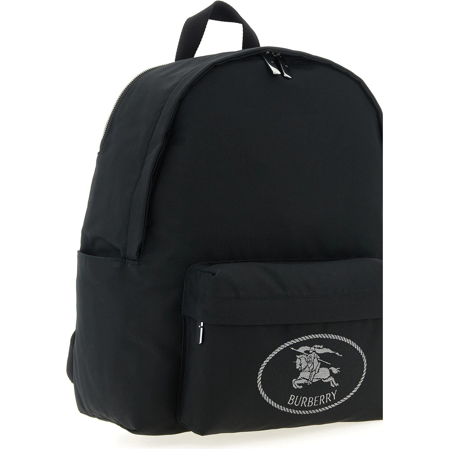 Black Polyester Backpack