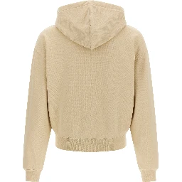 Beige Cotton Sweatshirt