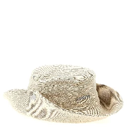 Beige Polyester Bucket Hat