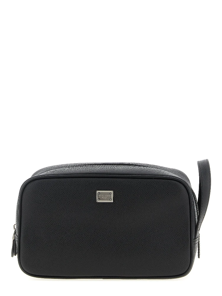 Black Calfskin Leather Wallet