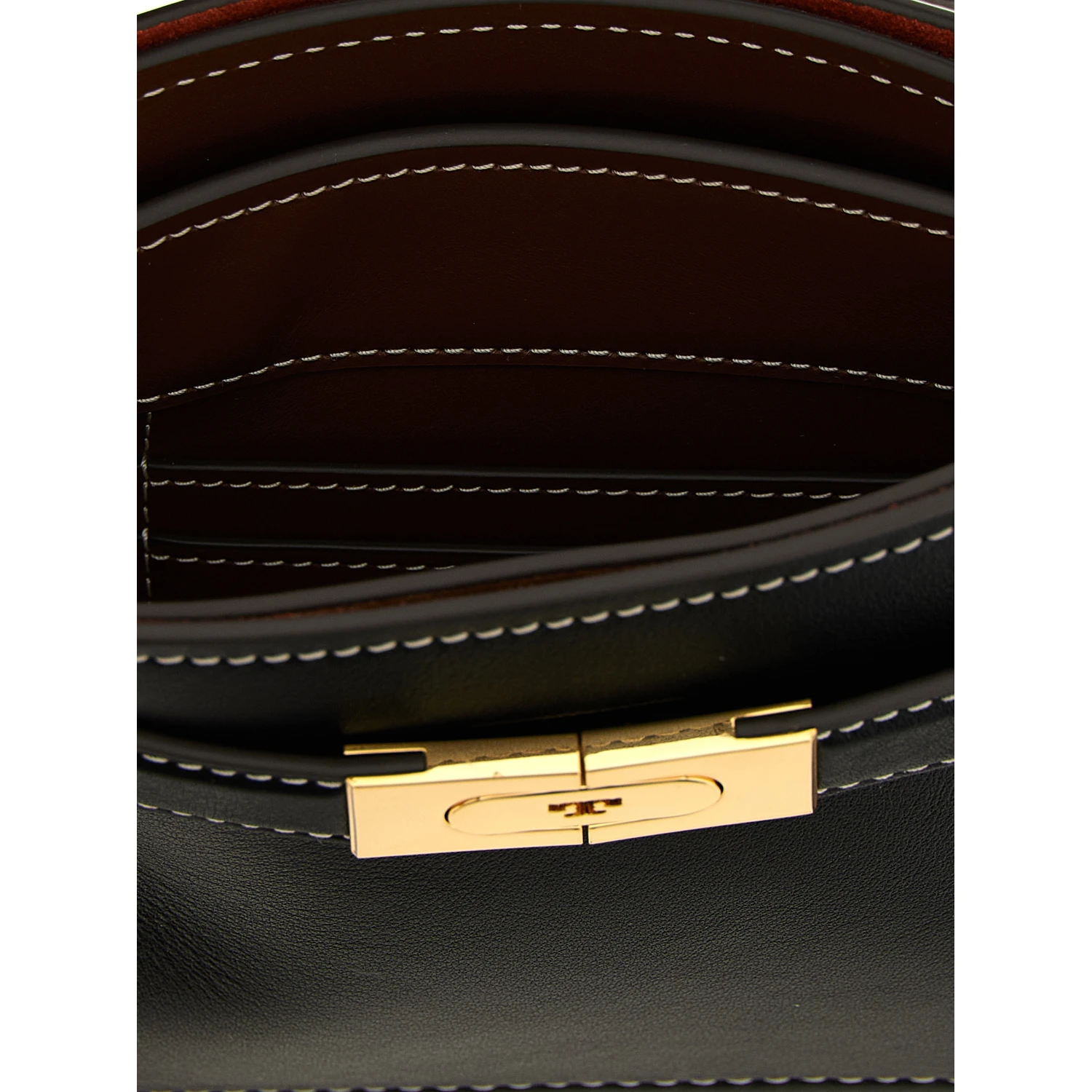 Black Cowhide Handbag