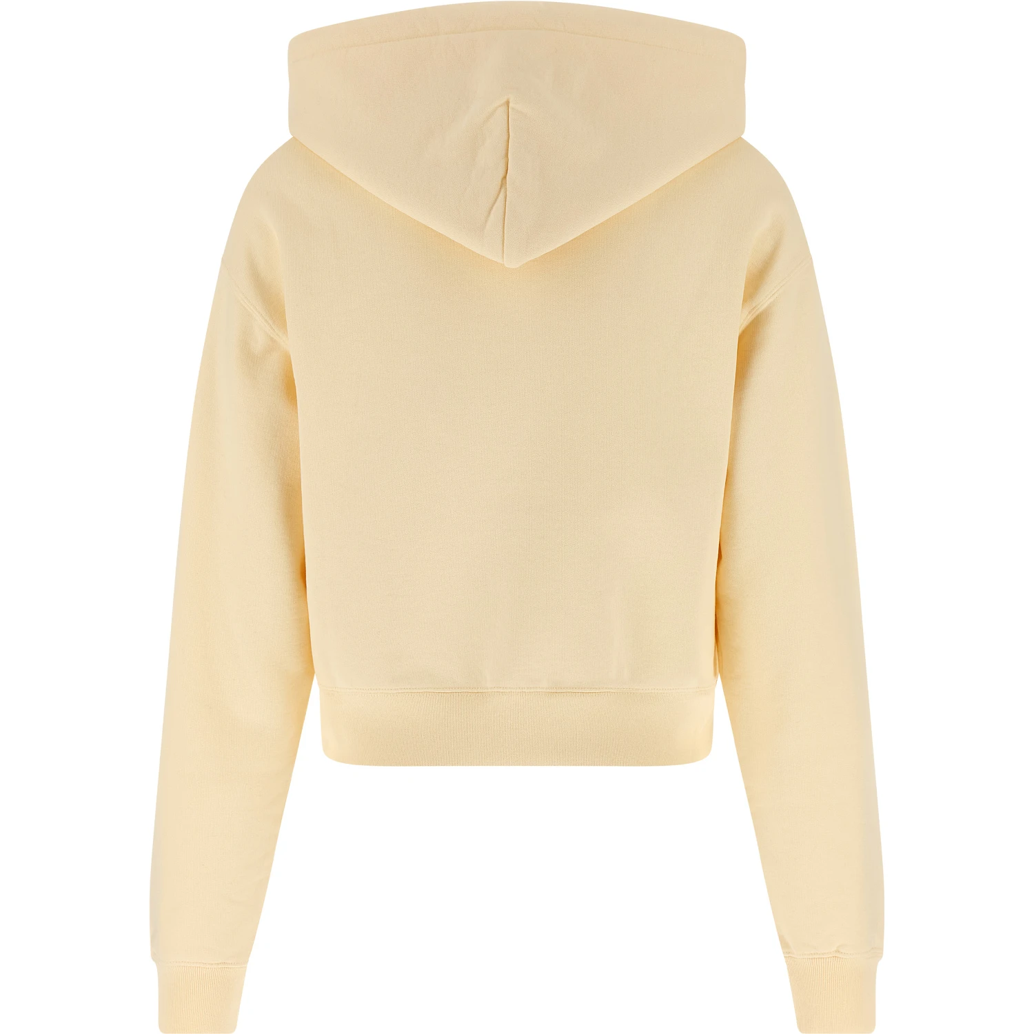 Beige Cotton Hoodie