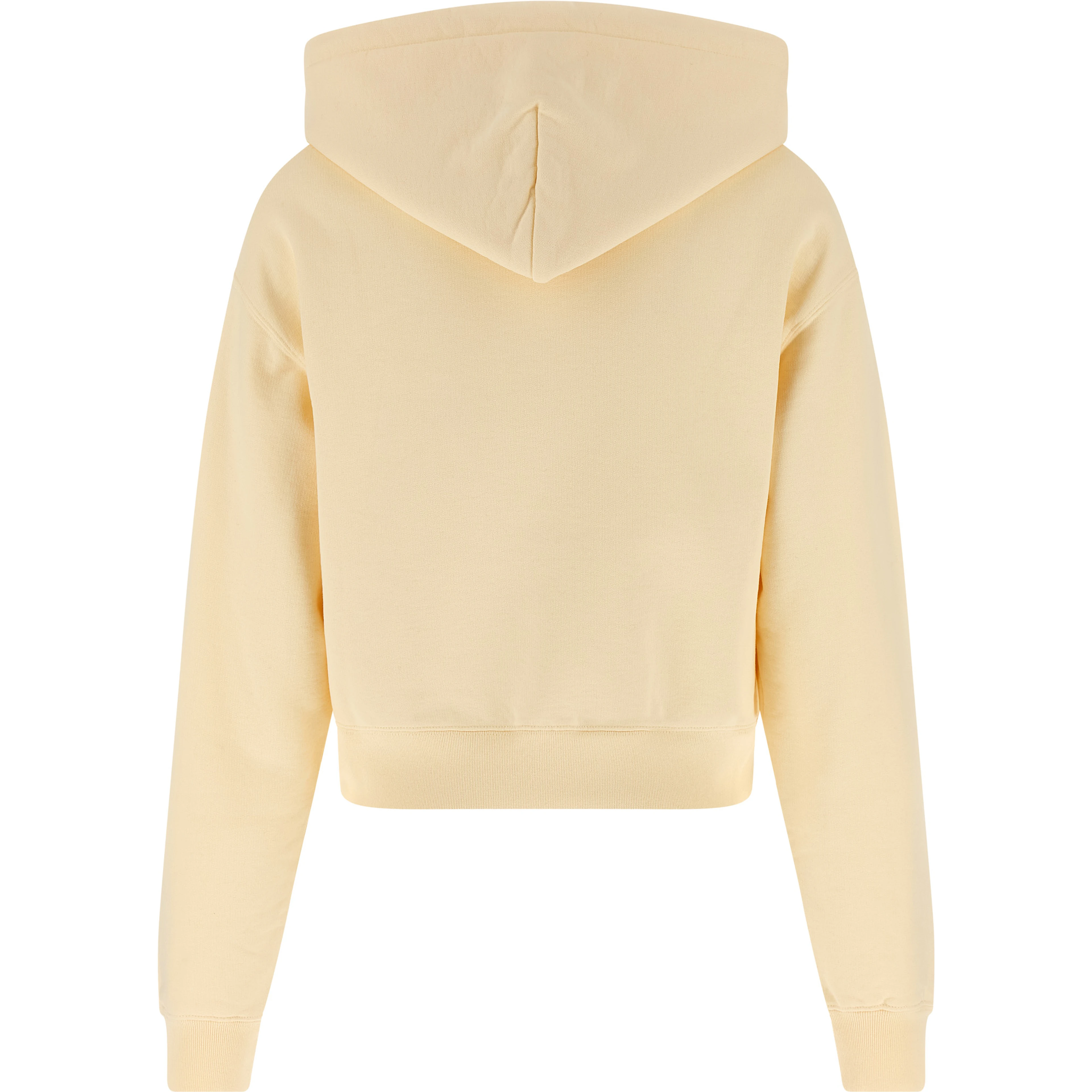 Beige Cotton Hoodie