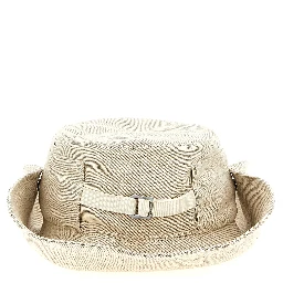 Beige Polyester Bucket Hat