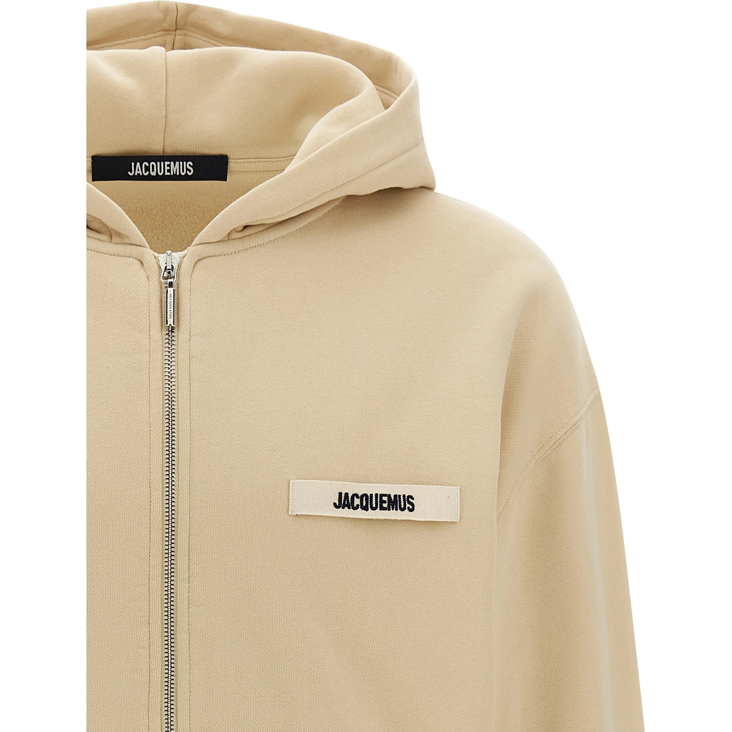 Beige Cotton Sweatshirt