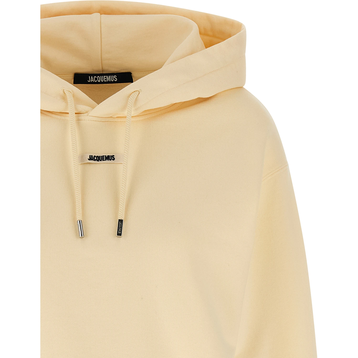 Beige Cotton Hoodie