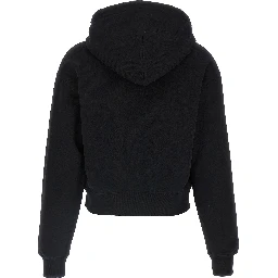Black Cotton Hoodie