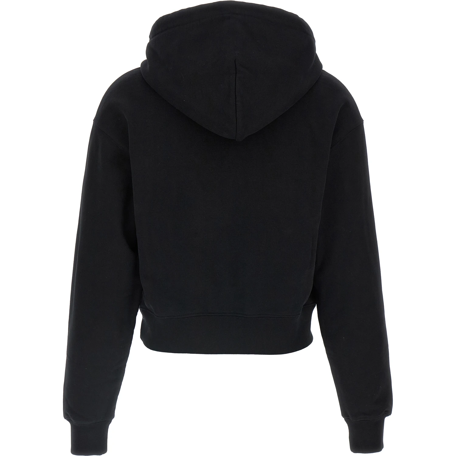 Black Cotton Hoodie