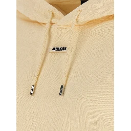 Beige Cotton Hoodie