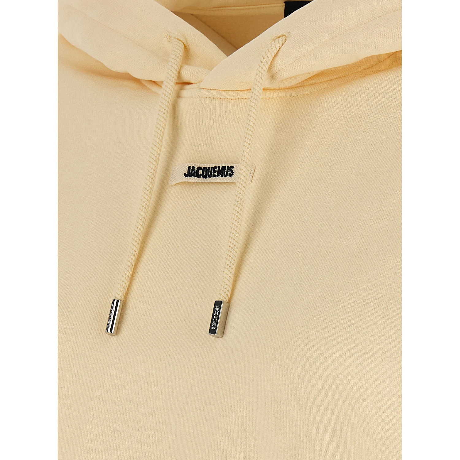 Beige Cotton Hoodie