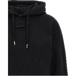 Black Cotton Hoodie