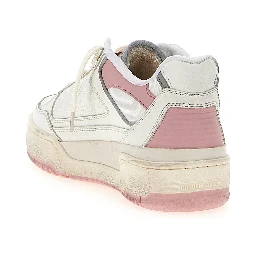 Multicolor Leather Athletic Sneakers
