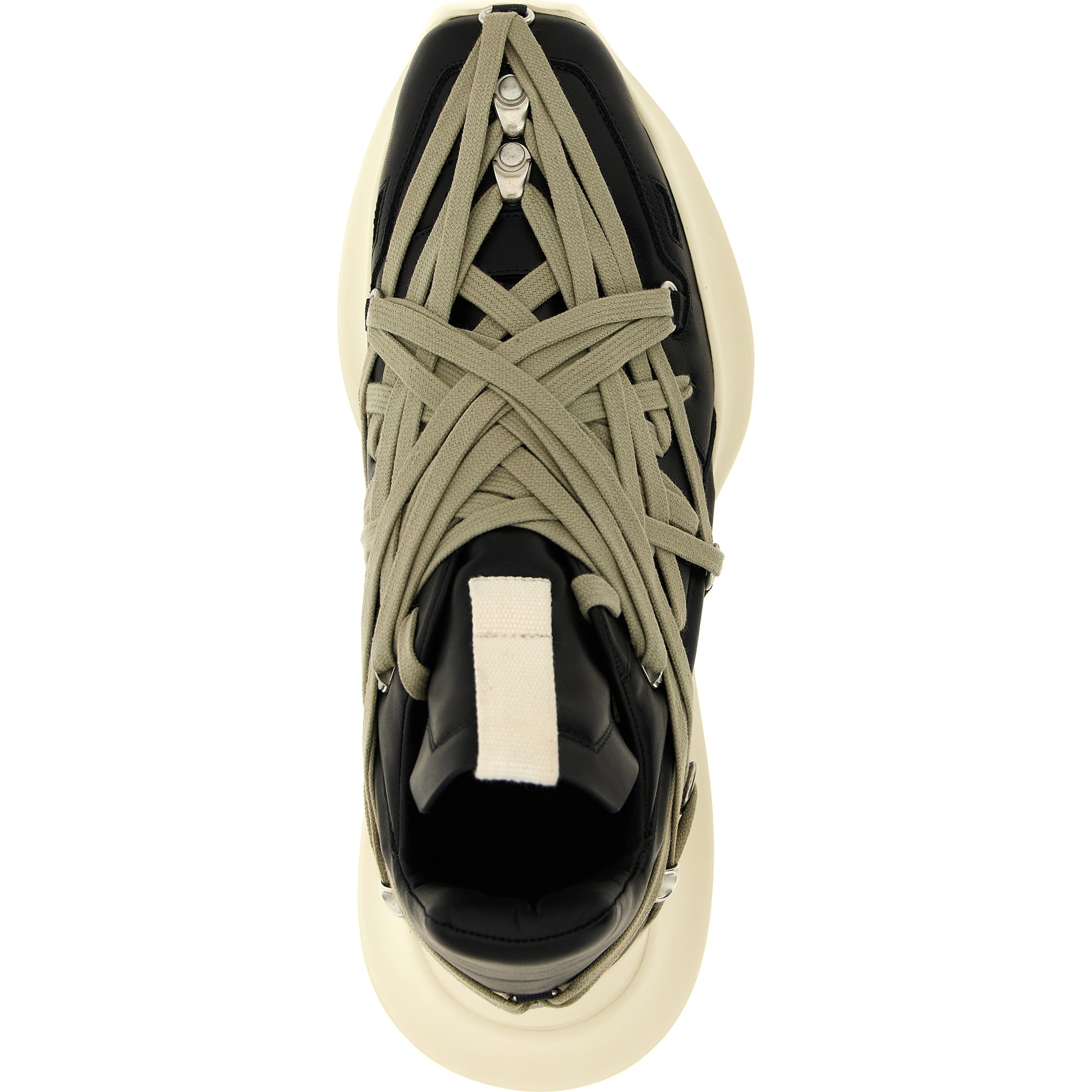 Black Calfskin Athletic Sneakers