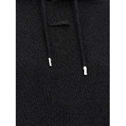 Black Cotton Hoodie