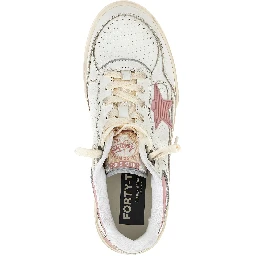 Multicolor Leather Athletic Sneakers