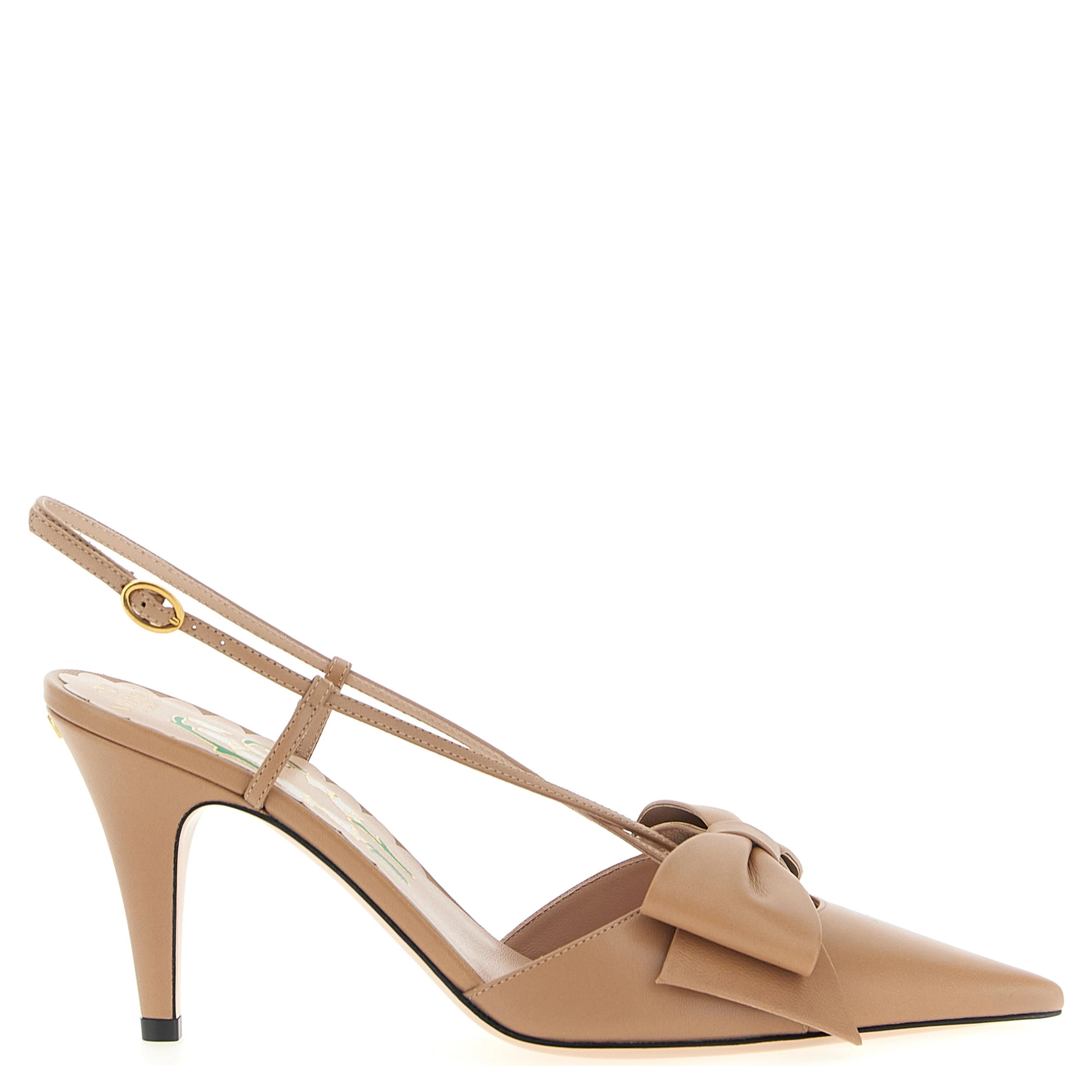 Multicolor Leather High Heel Pumps