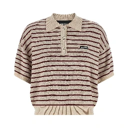 Multicolor Mohair Polo Shirt