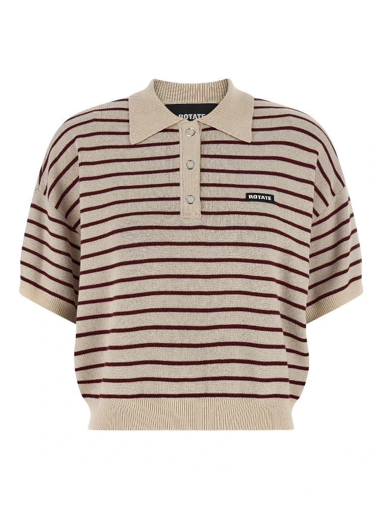 Multicolor Mohair Polo Shirt
