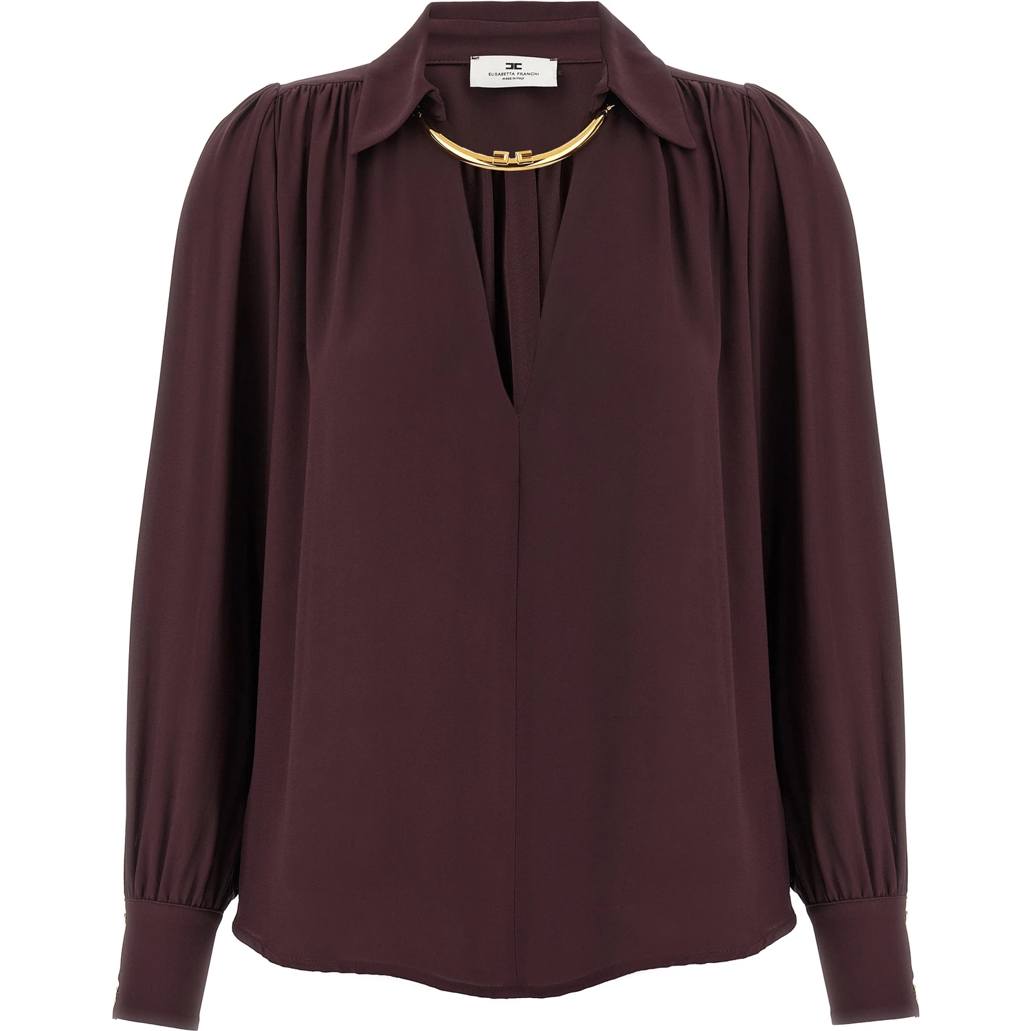 Purple Viscose Blouse