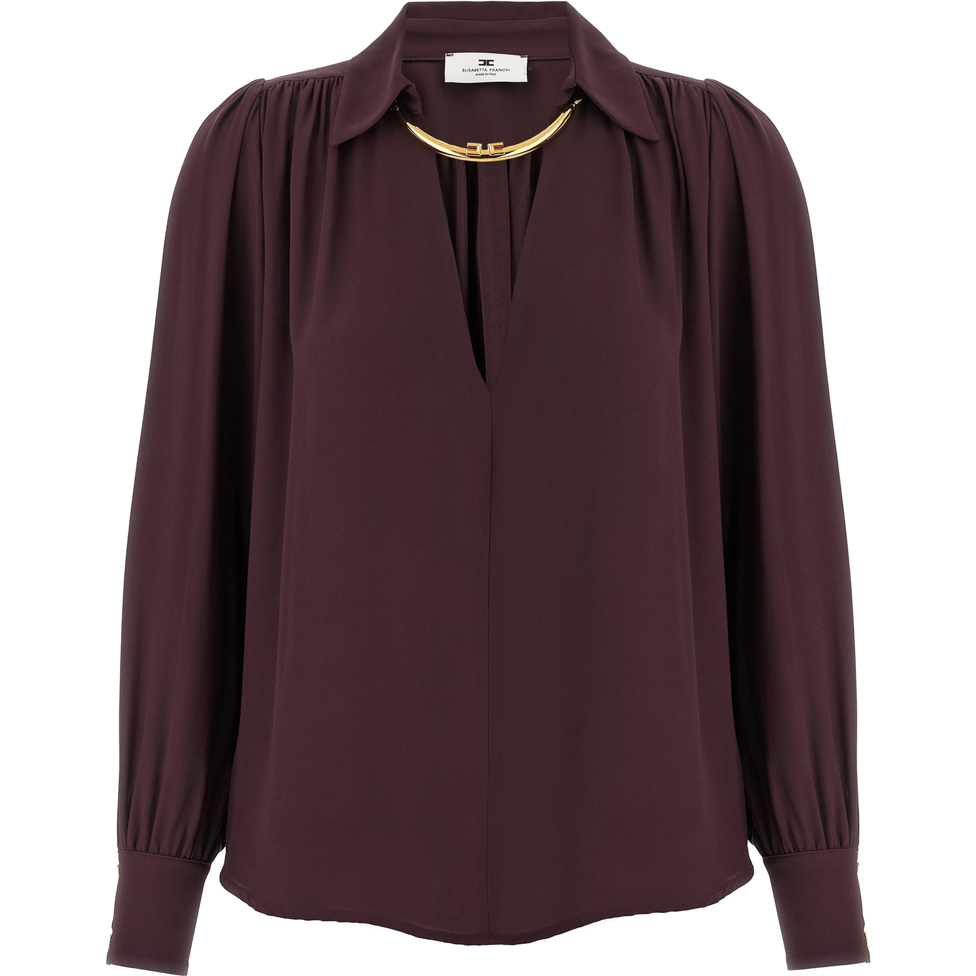 Purple Viscose Blouse