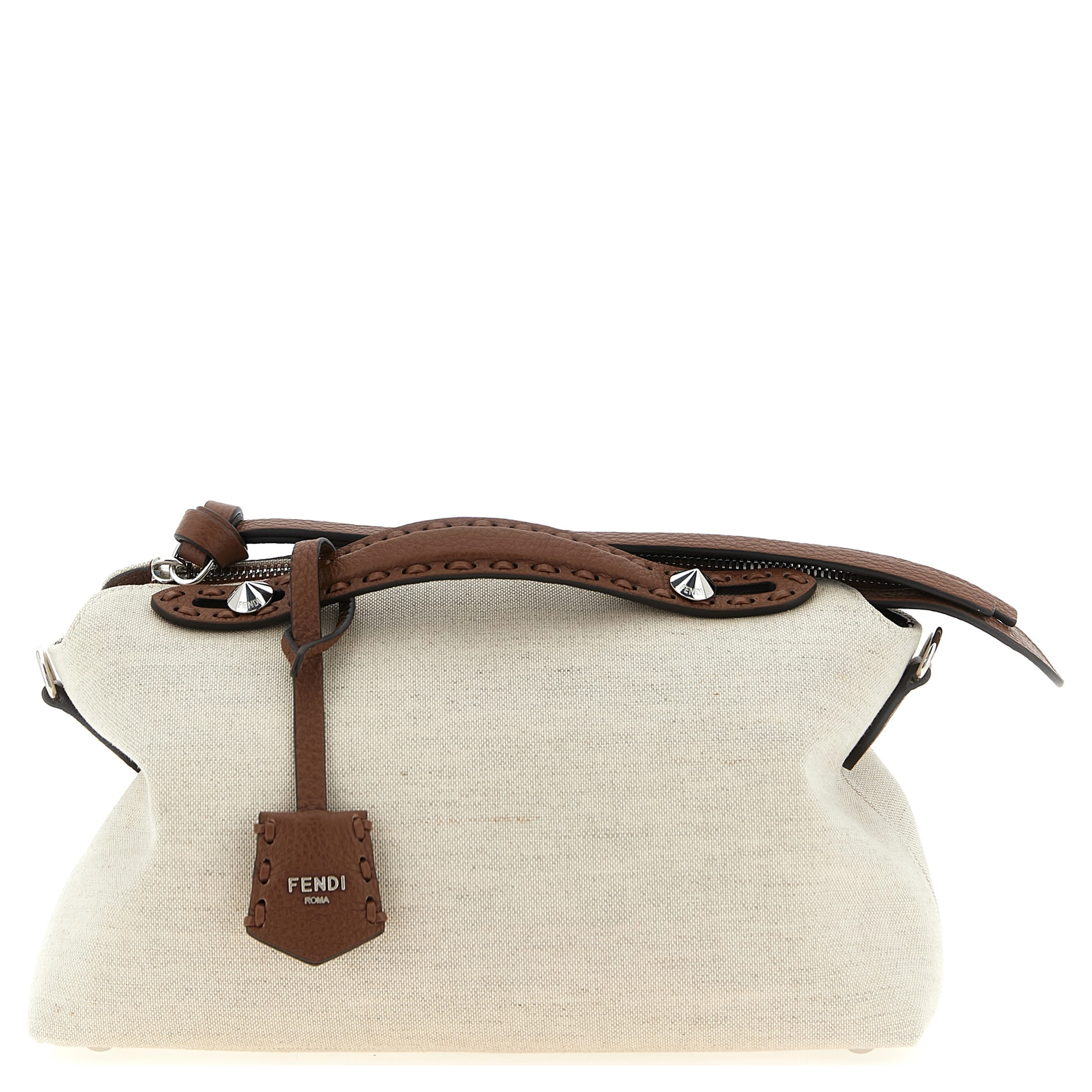 Beige Polyethylene Handbag