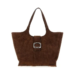 Brown Goatskin Tote Bag