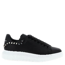 Black Calfskin Chunky Sneakers