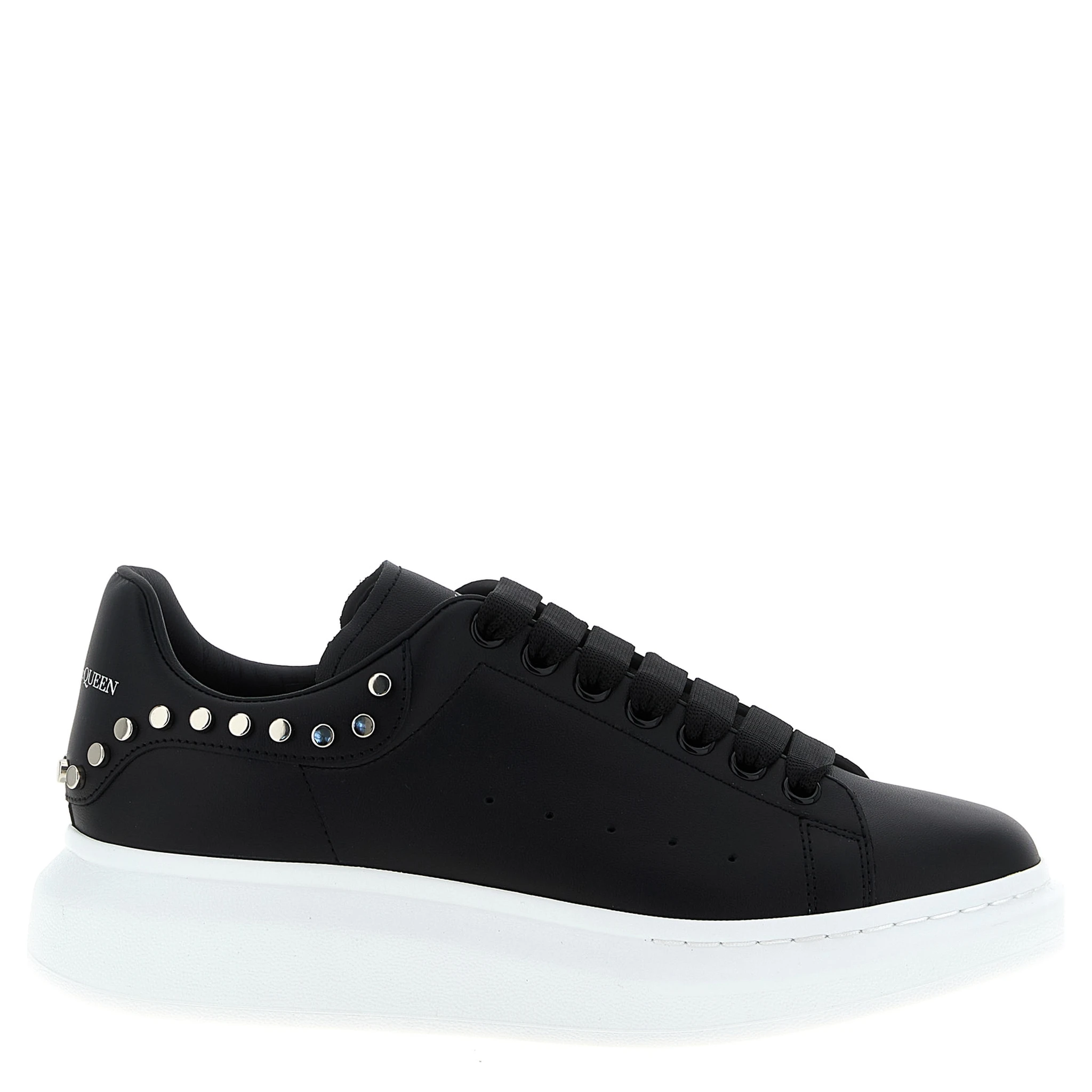 Black Calfskin Chunky Sneakers