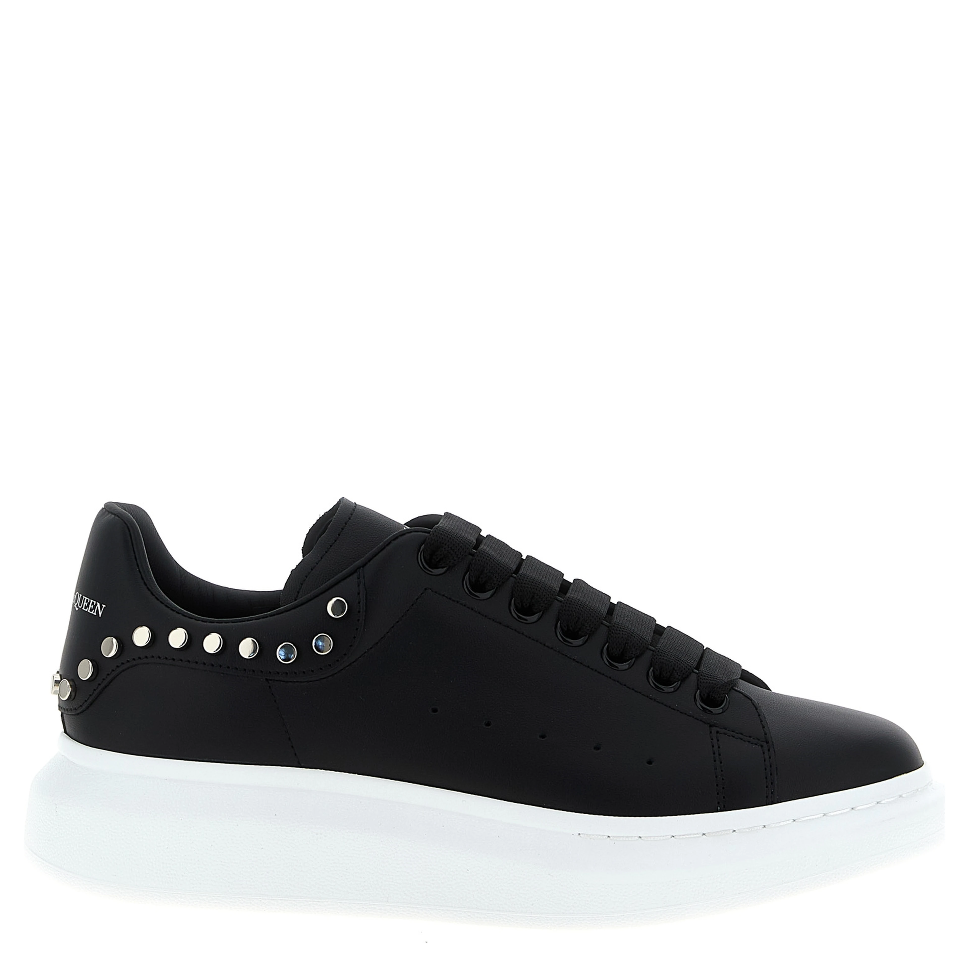Black Calfskin Chunky Sneakers