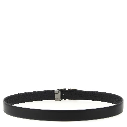 Black Calfskin Regular Belt