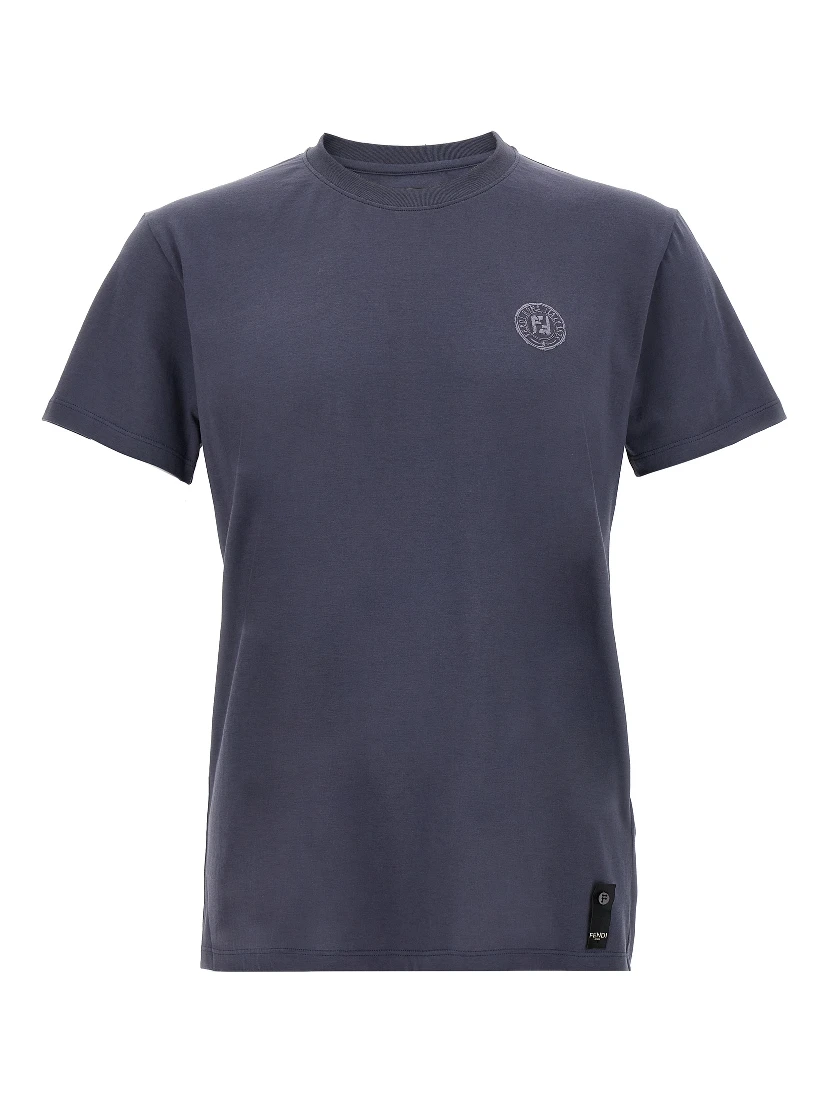 تيشيرت قطني أزرق