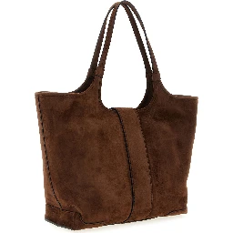 Brown Goatskin Tote Bag